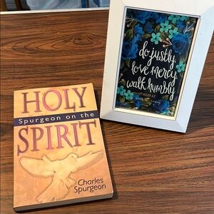 Spurgeon on the Spirit Book and Inspirational Framed Art